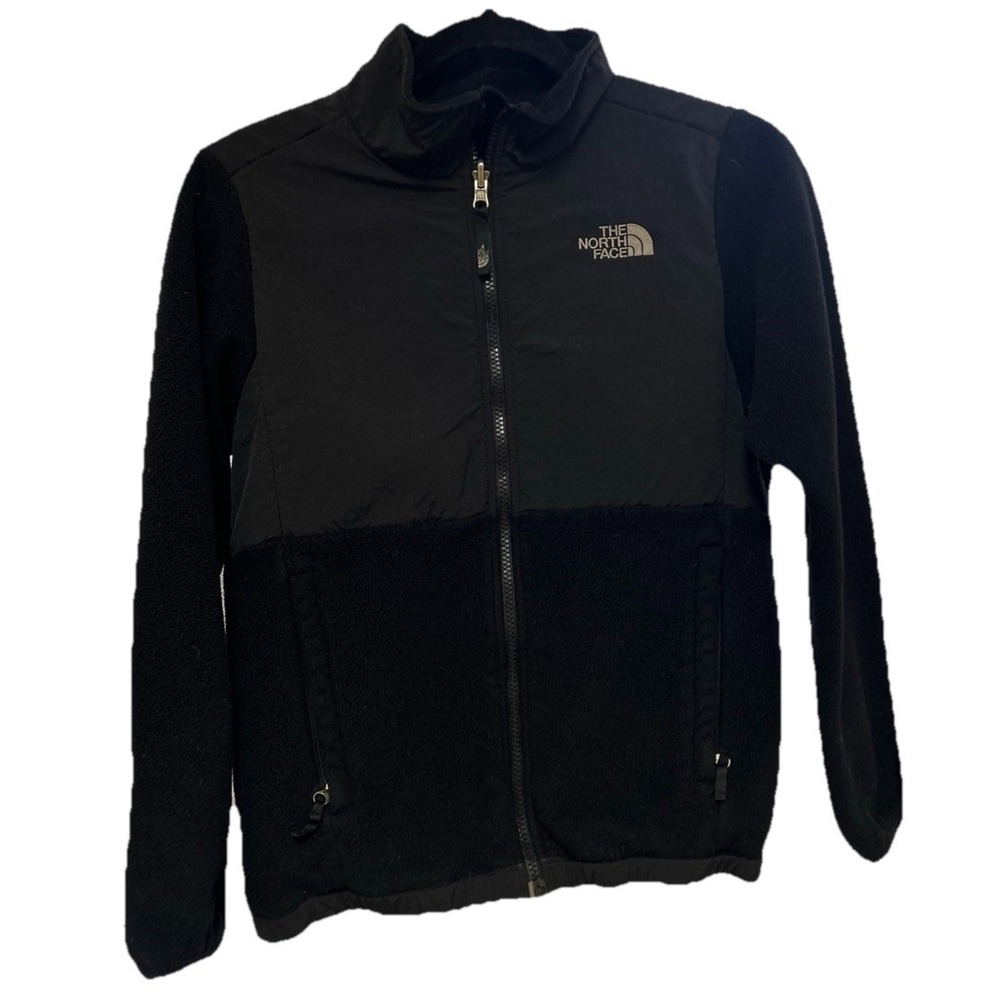 The North Face Girls‎ Jacket Large Black Full Zip Delani Fleece Kids Outdoor